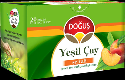 Doğuş Yeşil Çay Şeftali Bitki Çayı    (20*1,75 Gr)