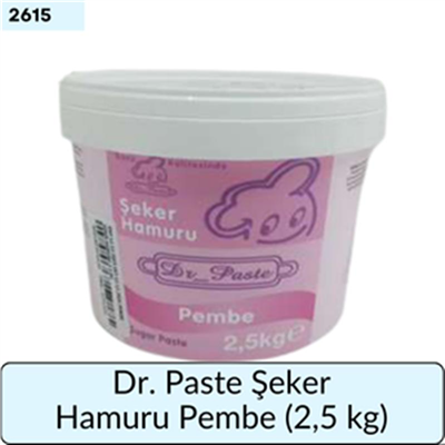 Dr. Paste Şeker Hamuru Pembe   (2,5 Kg)
