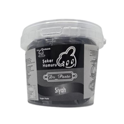 Dr. Paste Şeker Hamuru Siyah   (500 Gr)