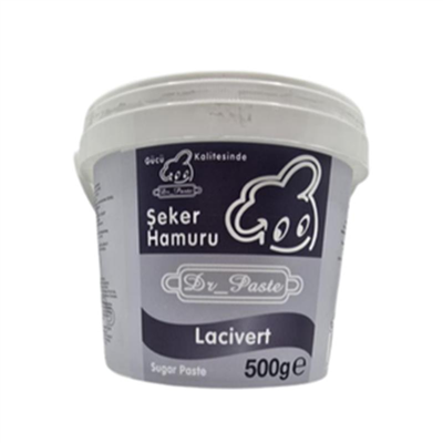 Dr. Paste Şeker Hamuru Lacivert   (500 Gr)