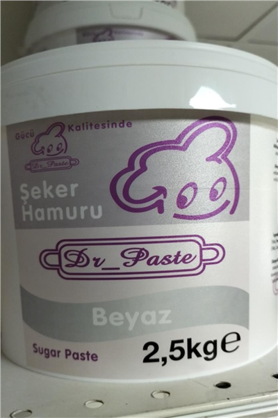 Dr. Paste Şeker Hamuru Beyaz   (2,5 Kg)
