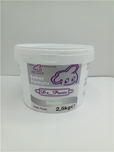 Dr. Paste Şeker Hamuru Beyaz   (2,5 Kg)