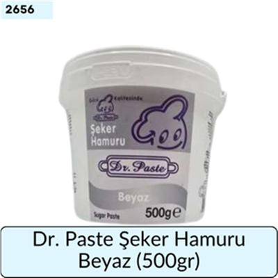 Dr. Paste Şeker Hamuru Beyaz   (500 Gr)