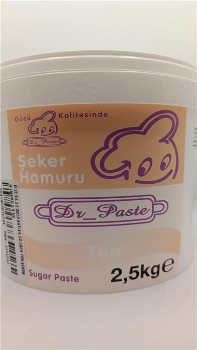 Dr. Paste Şeker Hamuru Ten   (2,5 Kg)