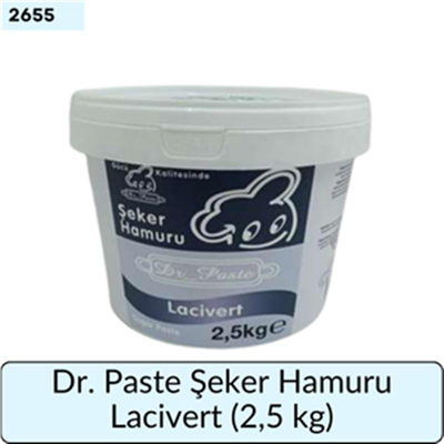 Dr. Paste Şeker Hamuru Lacivert   (2,5 Kg)