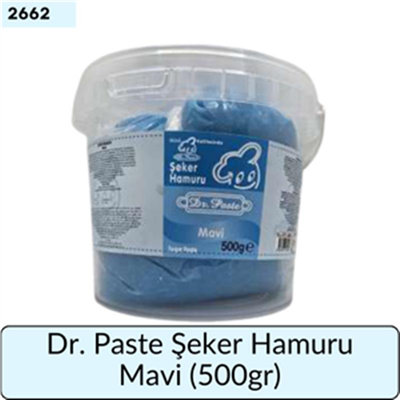 Dr. Paste Şeker Hamuru Mavi   (500 Gr)