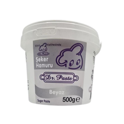 Dr. Paste Şeker Hamuru Beyaz   (500 Gr)