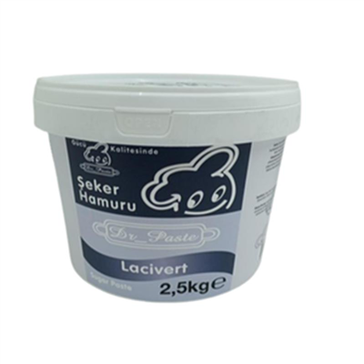 Dr. Paste Şeker Hamuru Lacivert   (2,5 Kg)