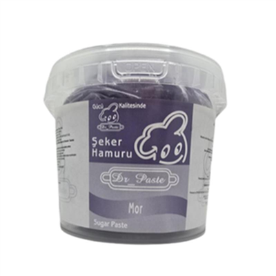 Dr. Paste Şeker Hamuru Mor   (500 Gr)