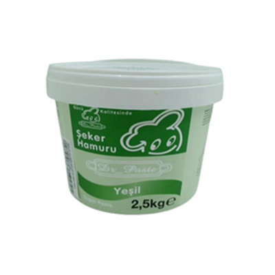 Dr. Paste Şeker Hamuru Yeşil   (2,5 Kg)