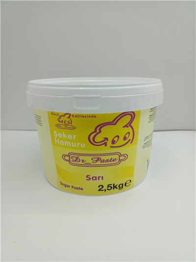 Dr. Paste Şeker Hamuru Sarı   (2,5 Kg)
