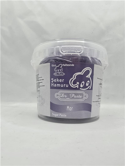 Dr. Paste Şeker Hamuru Mor   (500 Gr)