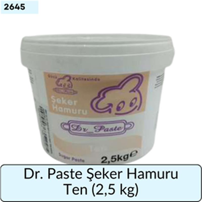 Dr. Paste Şeker Hamuru Ten   (2,5 Kg)