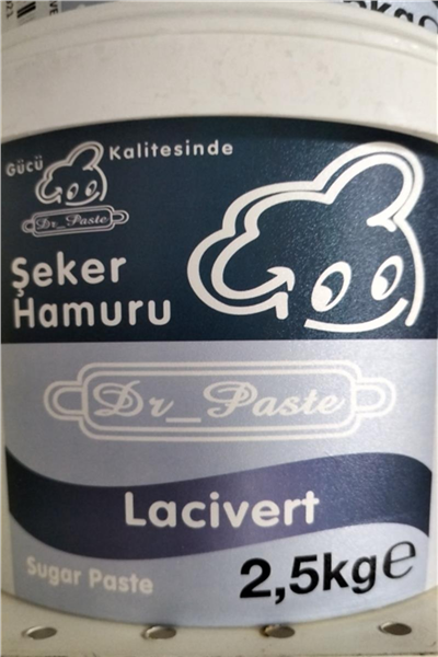 Dr. Paste Şeker Hamuru Lacivert   (2,5 Kg)