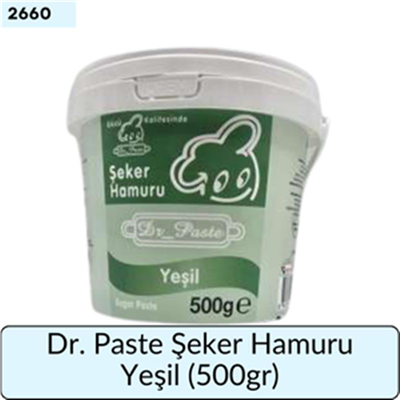 Dr. Paste Şeker Hamuru Yeşil   (500 Gr)