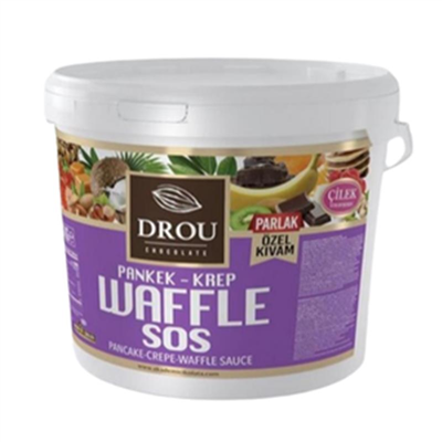 Drou Waffle Sos Çilek 10 Kg