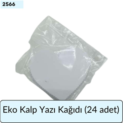 EKO Kalp Yazı Kağıdı (24 Adet)