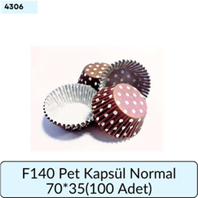 F140 Kapsül Pet Normal 70*35 (100 Adet)