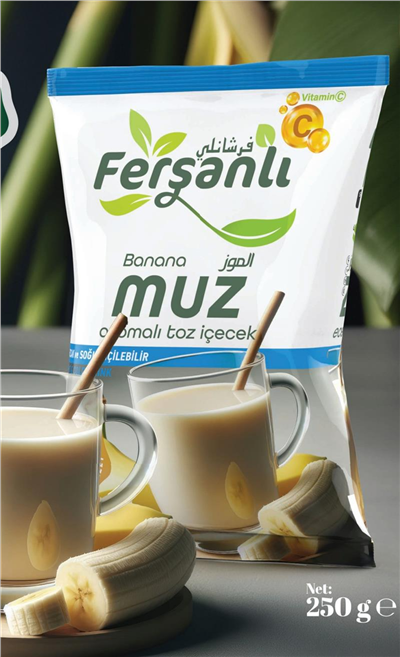 Ferşanlı Sıcak İçecek Tozu Sütlü Muz Arom (250 Gr)