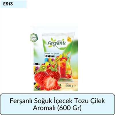 Ferşanlı Soğuk İçecek Tozu Çilek Aromalı  (600 Gr)