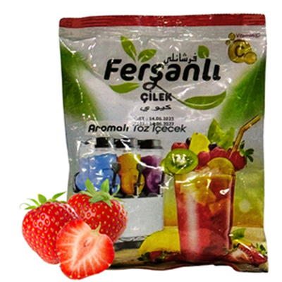 Ferşanlı Soğuk İçecek Tozu Çilek Aromalı  (600 Gr)