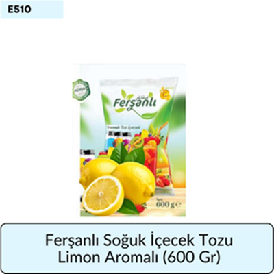 Ferşanlı Soğuk İçecek Tozu Limon Aromalı  (600 Gr)