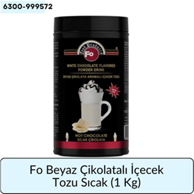 Fo Beyaz Çikolata Aro. İçecek Tozu Sıcak   (1 Kg)
