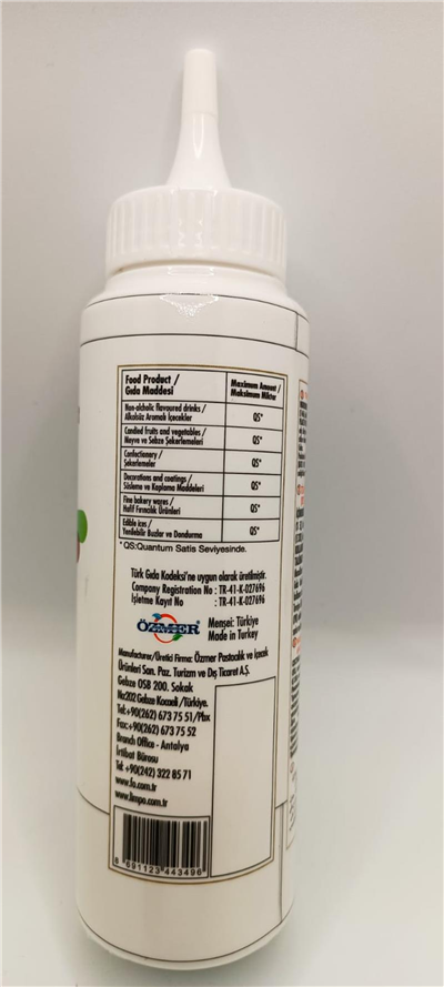 Fo Beyaz  Sıvı Gıda Renklendiricisi   (280 ML)