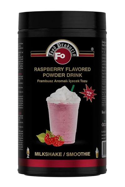 Fo Frambuaz Aromalı İçecek Tozu Milkshake   (1 Kg)