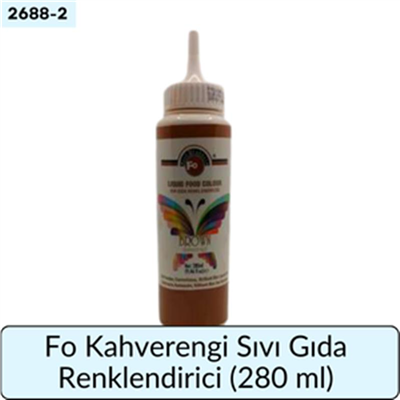 Fo Kahverengi Sıvı Gıda Renklendiricisi   (280 ML)