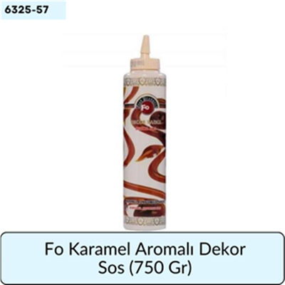 Fo Karamel Aromalı Dekor Sos   (750 Gr)