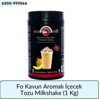 Fo Kavun Aromalı İçecek Tozu Milkshake   (1 Kg)