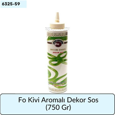 Fo Kivi Aromalı Dekor Sos   (750 Gr)