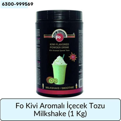Fo Kivi Aromalı İçecek Tozu Milkshake   (1 Kg)