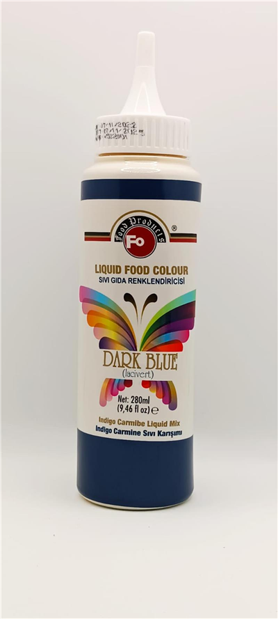Fo Lacivert Sıvı Gıda Renklendiricisi   (280 ML)