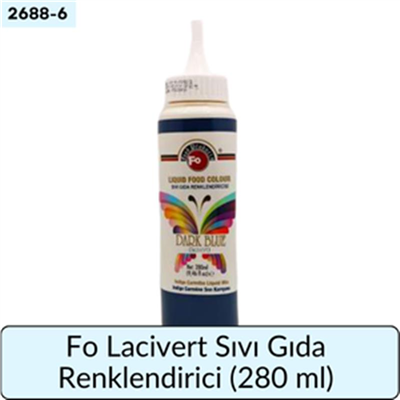 Fo Lacivert Sıvı Gıda Renklendiricisi   (280 ML)