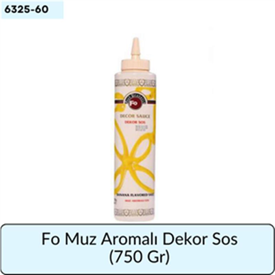 Fo Muz Aromalı Dekor Sos   (750 Gr)
