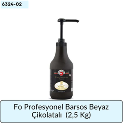Fo Profesyonel Barsos Beyaz Çikolatalı   (2,5 Kg)