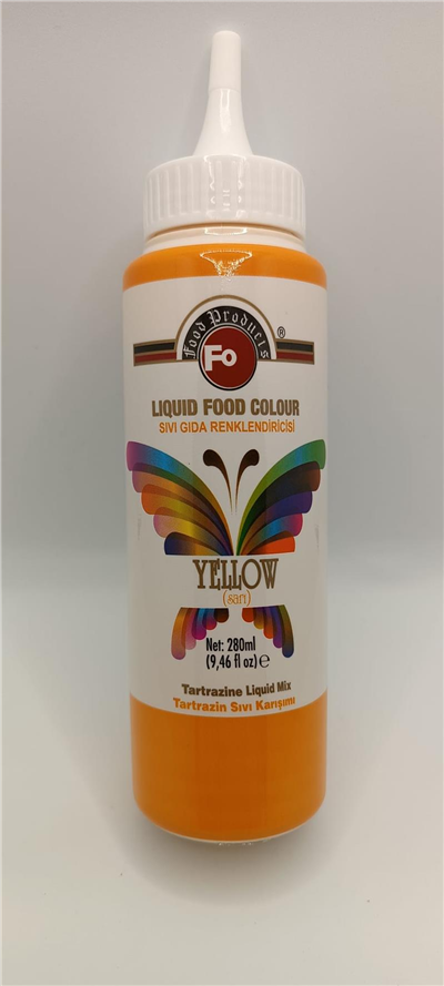 Fo Sarı Sıvı Gıda Renklendiricisi   (280 ML)