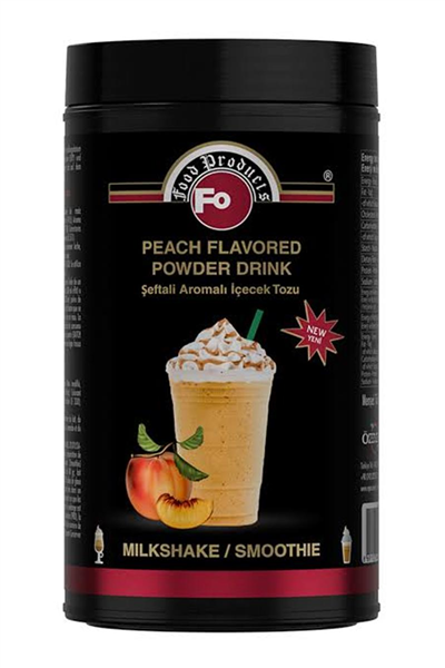 Fo Şeftali Aromalı İçecek Tozu Milkshake   (1 Kg)