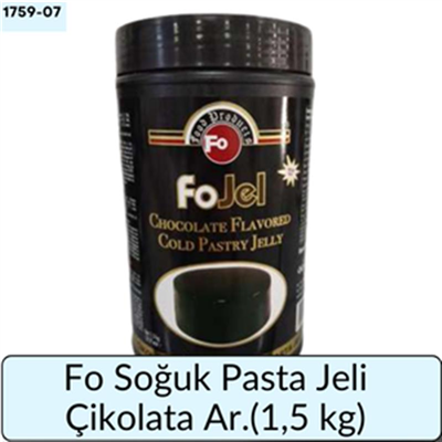 Fo Soğuk Pasta Jeli Çikolata Aromalı   (1,5 Kg)