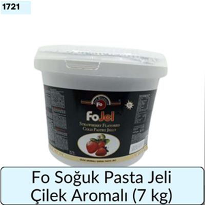 Fo Soğuk Pasta Jeli Çilek Aromalı   (7 Kg)