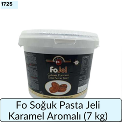 Fo Soğuk Pasta Jeli Karamel Aromalı   (7 Kg)