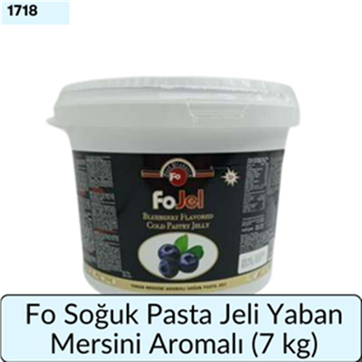 Fo Soğuk Pasta Jeli Yaban Mersini Aromalı   (7 Kg)