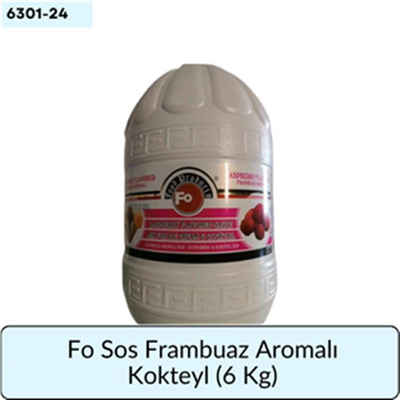 Fo Sos Frambuaz Aromalı Kokteyl   (6 Kg)