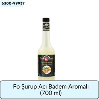 Fo Şurup Acı Badem Aromalı   (700 ml)