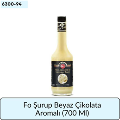 Fo Şurup Beyaz Çikolata Aromalı   (700 ml)