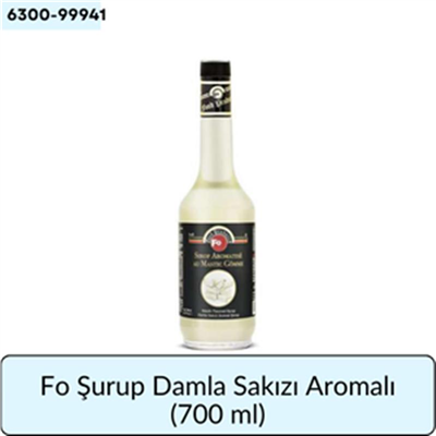 Fo Şurup Damla Sakızı Aromalı   (700 ml)