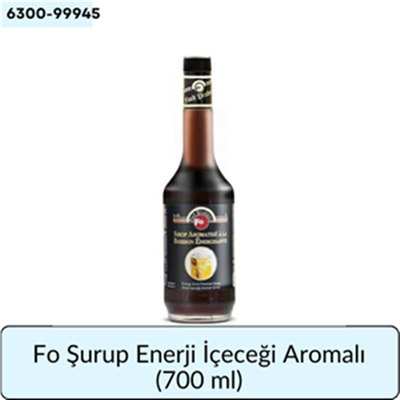 Fo Şurup Enerji İçeceği Aromalı   (700 ml)