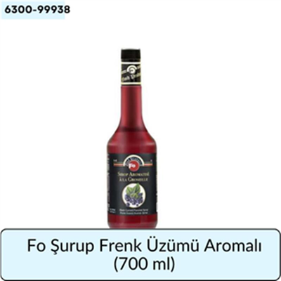 Fo Şurup Frenk Üzümü Aromalı   (700 ml)